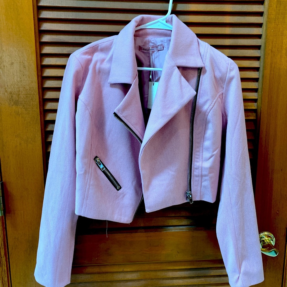 VICI NWT Pink Moto Jacket